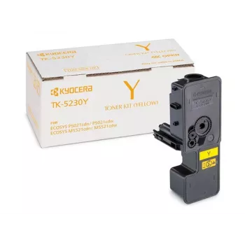 Kyocera TK-5230Y tonerio kasetė, geltona, originali (0T2R9ANL)