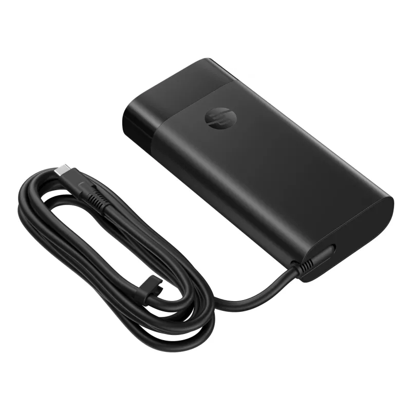 HP 140W USB-C nešiojamojo kompiuterio įkroviklis, 47–63 Hz, 2,5 A, iki 140 W galios, verslui, juodas, 0–35 °C