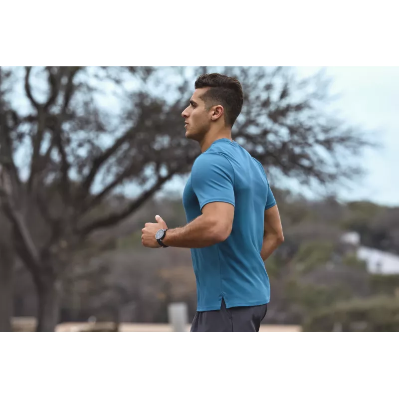 Išmanusis laikrodis Amazfit W2558GL2N — 1,32 colio (3,35 cm) AMOLED 466×466 px, GPS, 365 mAh, silikoninis dirželis (mėlynas)