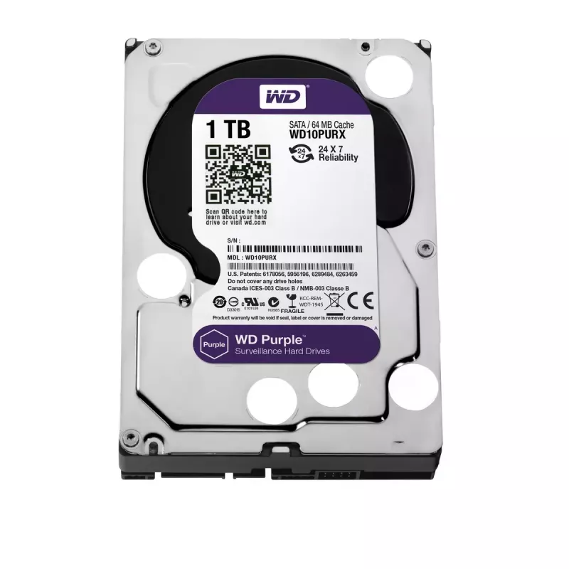 Kietasis diskas Western Digital 1000 GB 3.5 colio Serial ATA III WD10PURX