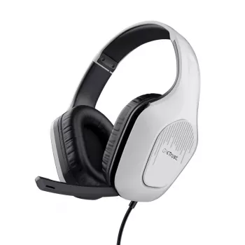 Trust GXT 415PS ZIROX ausinės laidinės, žaidimams, juodos, baltos