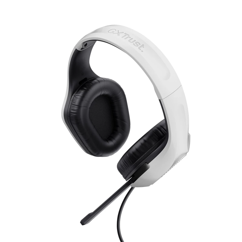 Trust GXT 415PS ZIROX ausinės laidinės, žaidimams, juodos, baltos