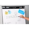 Mobilus flipchartas su apvaliu pagrindu Legamaster SKETCH EASY — plieninis, 5 ratukai, 720×600 mm