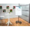 Mobilus flipchartas su apvaliu pagrindu Legamaster SKETCH EASY — plieninis, 5 ratukai, 720×600 mm