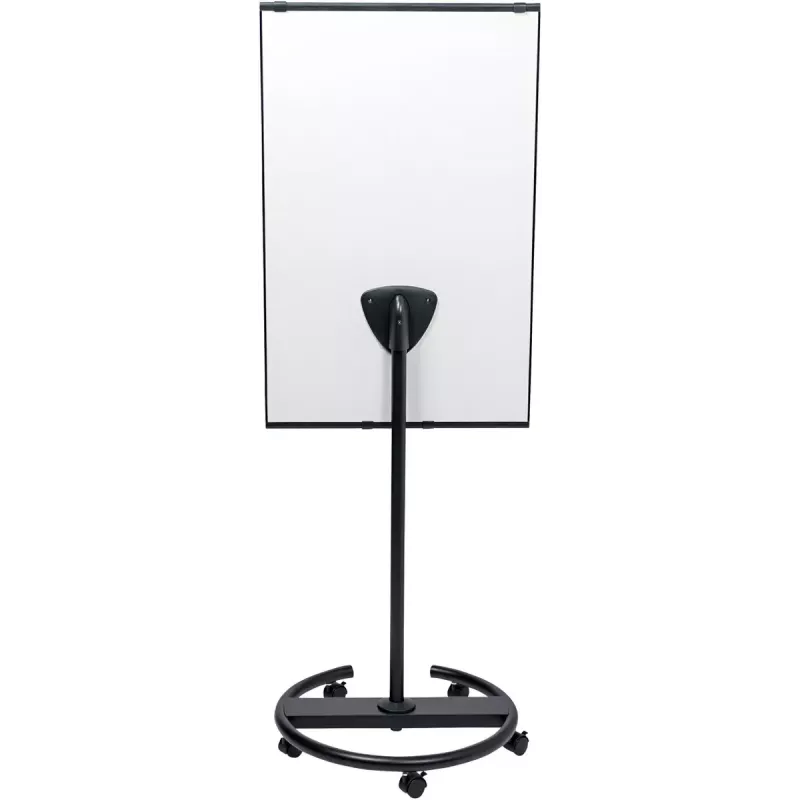 Mobilus flipchartas su apvaliu pagrindu Legamaster SKETCH EASY — plieninis, 5 ratukai, 720×600 mm