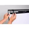 Mobilus flipchartas su apvaliu pagrindu Legamaster SKETCH EASY — plieninis, 5 ratukai, 720×600 mm