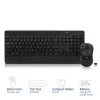 Belaidis klaviatūros ir pelės rinkinys ACT (Qwerty), tyli spaudimo mechanika, ekologiškas, iš perdirbtų medžiagų