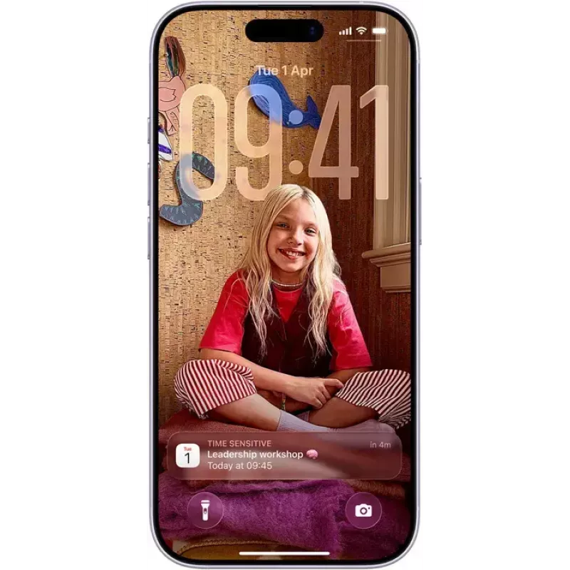Išmanusis telefonas Apple iPhone 17 – 6,3 colio (16 cm) ekranas, A19, 512 GB, Dual SIM, 5G, levandų spalva, IP68