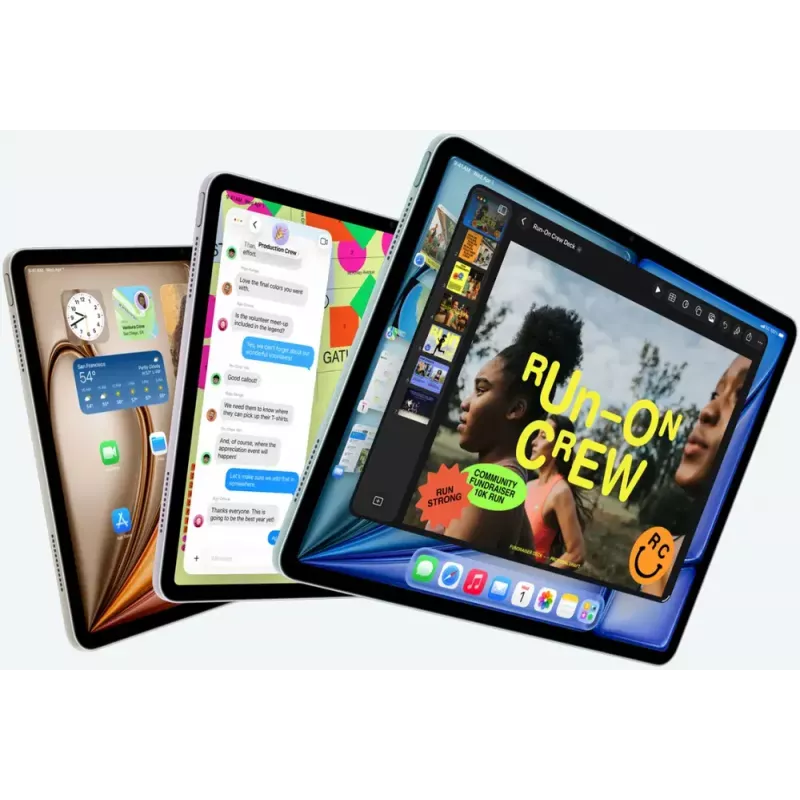 Planšetinis kompiuteris Apple iPad Air 5G (Apple M4, 11 colių / 27,9 cm, 256 GB, 12 GB, Wi‑Fi 7, iPadOS 26, Pilka)