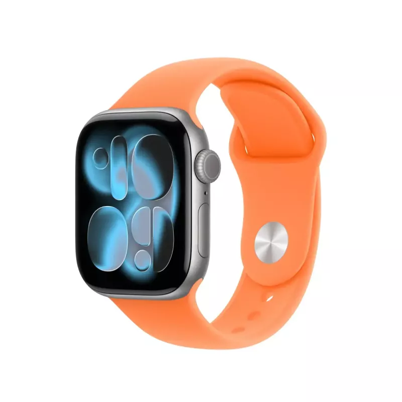 Apple 42mm Clementine Sport Band S/M – apyrankė oranžinė, riešui 130–180 mm