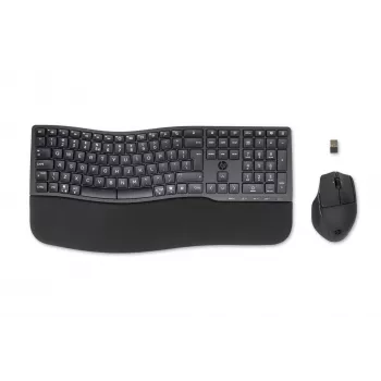 HP 680 Comfort belaidė klaviatūra ir pelė, dviejų režimų, RF + Bluetooth, QWERTY, juoda
