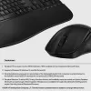 HP 680 Comfort belaidė klaviatūra ir pelė, dviejų režimų, RF + Bluetooth, QWERTY, juoda
