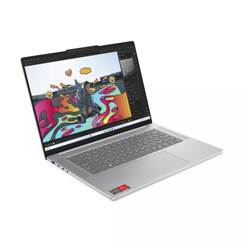 Nešiojamas kompiuteris Lenovo IdeaPad Slim 5 15ARP10 AMD Ryzen™ 7 7735HS 38,4 cm (15,1 colio) WQXGA 16 GB LPDDR5x-SDRAM 512 GB SSD Wi-Fi 6 (802.11ax) Windows 11 Home Pilka