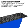 HP 490K belaidė klaviatūra, daugelio įrenginių, USB + Bluetooth, QWERTY, juoda