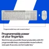 HP 490C daugiafunkcė dviejų režimų klaviatūros ir pelės rinkinys, QWERTY