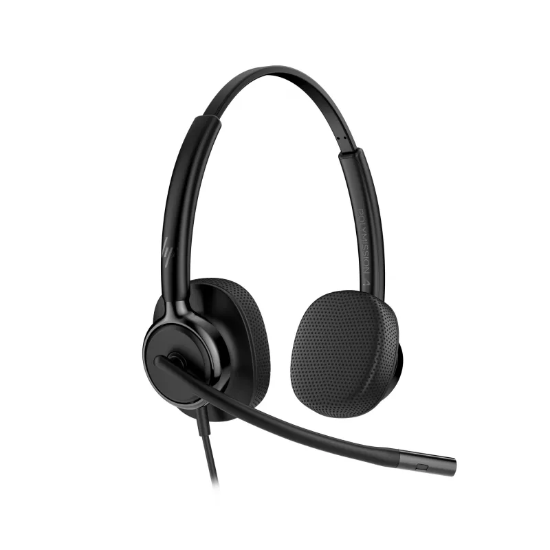 Laidinės stereo ausinės HP Poly Mission 425 USB — Bulk, svoris 132 g