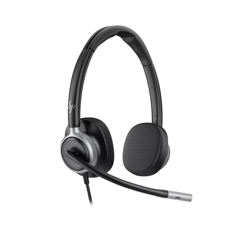 Laidinės stereo USB ausinės HP Poly Mission 625 – ant ausų, 147 g, USB jungtis (didmeninė pakuotė)