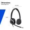Laidinės stereo USB ausinės HP Poly Mission 625 – ant ausų, 147 g, USB jungtis (didmeninė pakuotė)