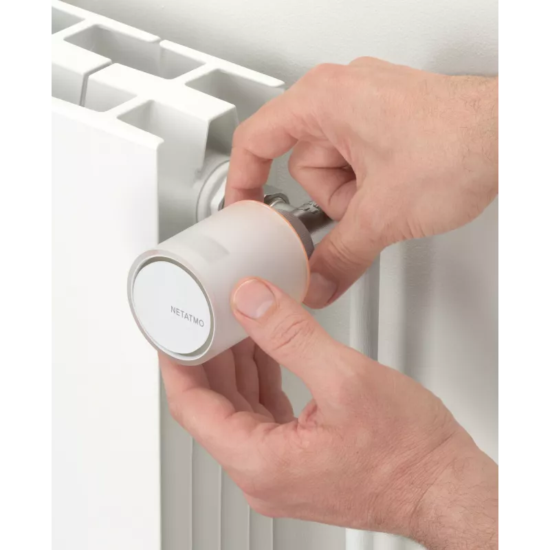 Netatmo NAV-EN išmanusis radiatoriaus vožtuvas, tinkamas naudoti patalpose