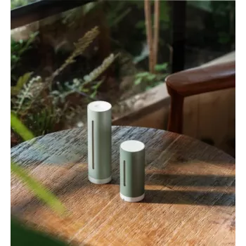 Netatmo NWS-M-EC skaitmeninė orų stotelė, mėtų spalva, maitinimas AC/Baterija, Wi-Fi