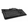 Cherry KC 1000 SC laidinė pilno dydžio USB klaviatūra, QWERTY, 109 klavišai, 1,8 m laidas, juoda