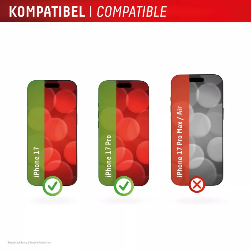 Displex Smart Glass (9H) apsauginis stiklas Apple iPhone 17/17 Pro, su montavimo lipduku, nedūžtantis