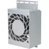 Aušintuvas CPU SILVERSTONE RAC45-FC-801 kompaktiškas 80 mm ventiliatorius, sidabrinis/juodas
