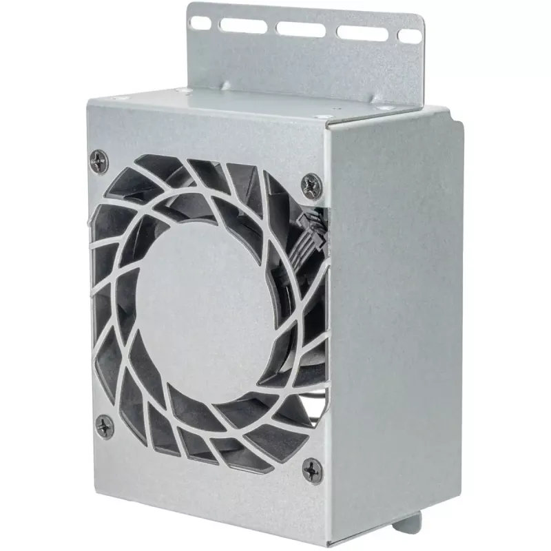 Aušintuvas CPU SILVERSTONE RAC45-FC-801 kompaktiškas 80 mm ventiliatorius, sidabrinis/juodas