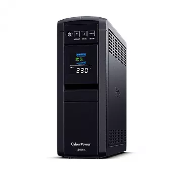Nepertraukiamo maitinimo šaltinis CyberPower CP1200EIPFCLCD, linijinis-interaktyvus, 1.2 kVA, 720 W, 6 lizdai