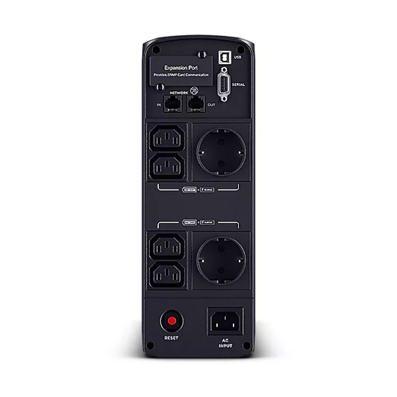 Nepertraukiamo maitinimo šaltinis CyberPower CP1200EIPFCLCD, linijinis-interaktyvus, 1.2 kVA, 720 W, 6 lizdai