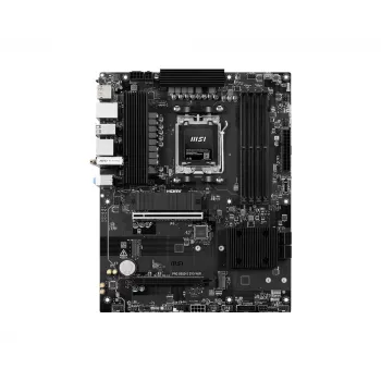 Motininė plokštė MSI PRO B850-S EVO WIFI — AMD B850 mikroschemų rinkinys, AM5 lizdas, ATX, DDR5, Wi‑Fi 7, 2.5GbE