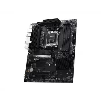 Motininė plokštė MSI PRO B850-S EVO WIFI — AMD B850 mikroschemų rinkinys, AM5 lizdas, ATX, DDR5, Wi‑Fi 7, 2.5GbE