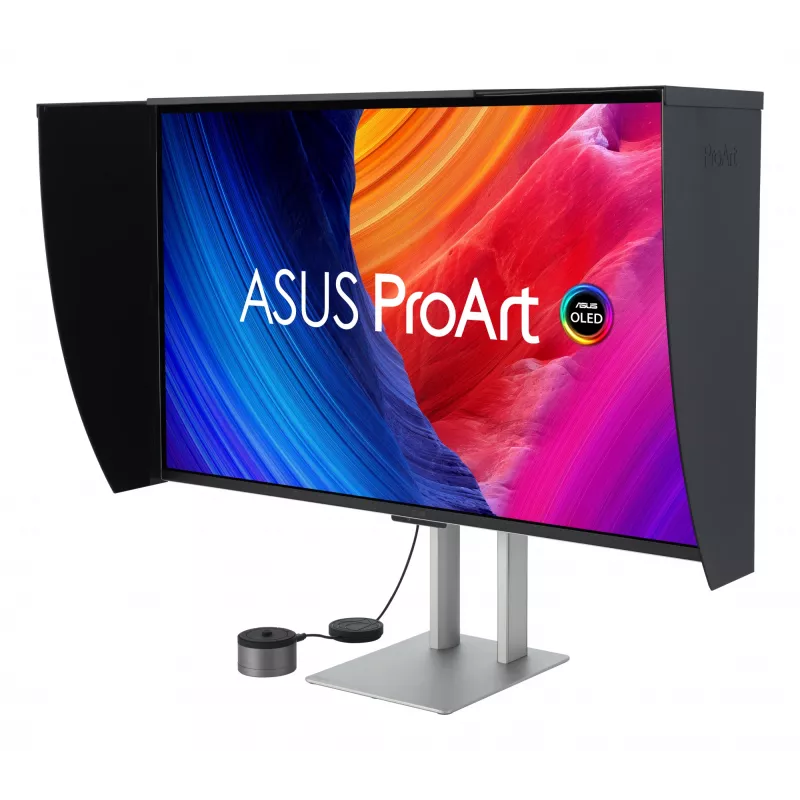 ASUS ProArt OLED PA32UCDMR-K profesionalus monitorius 31,5 colio 4K Ultra HD QD-OLED juodas, sidabrinis