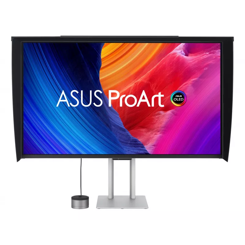 ASUS ProArt OLED PA32UCDMR-K profesionalus monitorius 31,5 colio 4K Ultra HD QD-OLED juodas, sidabrinis
