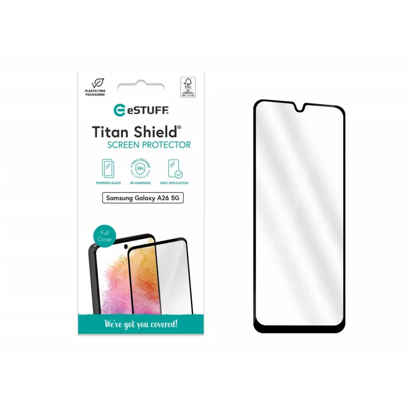 eSTUFF viso ekrano apsauginė plėvelė, skirta Samsung Galaxy A26 5G (ES504121)