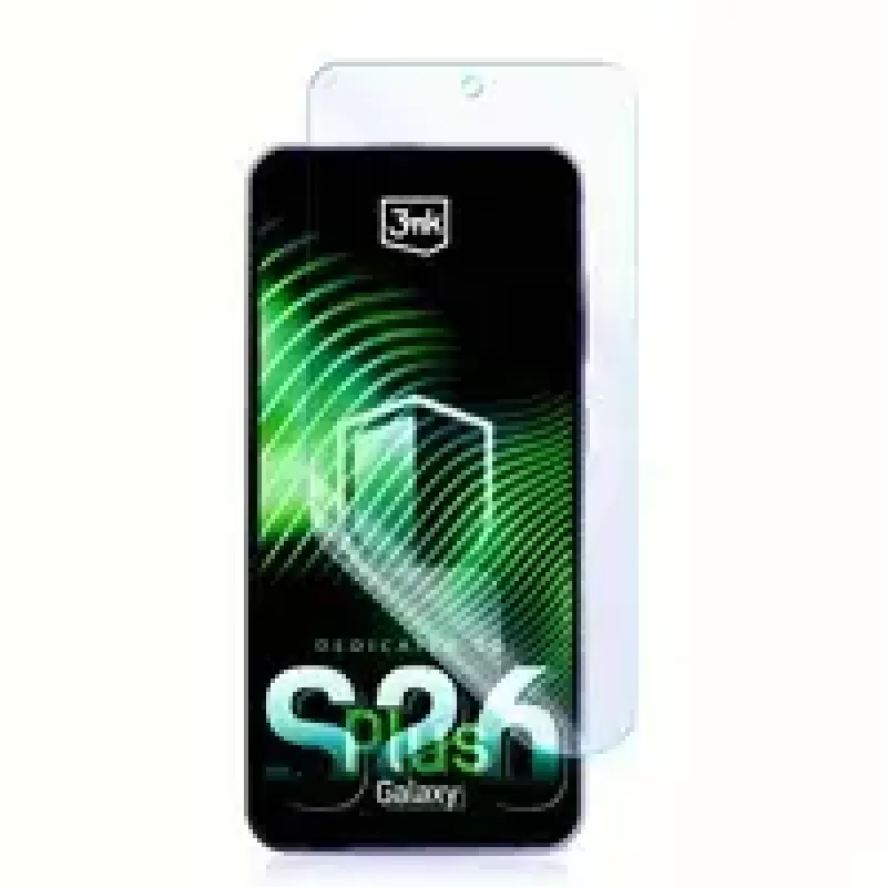 Hibridinis grūdinto stiklo ekrano apsauginis stikliukas 3MK FlexibleGlass, skirtas Samsung Galaxy S26+