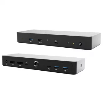 i-tec Thunderbolt 4 išmanusis dviejų monitorių dokas su 90 W įkrovimu