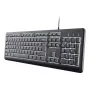 Trust Primo apšviesta klaviatūra Namai/Biuras USB QWERTY JAV anglų Juoda