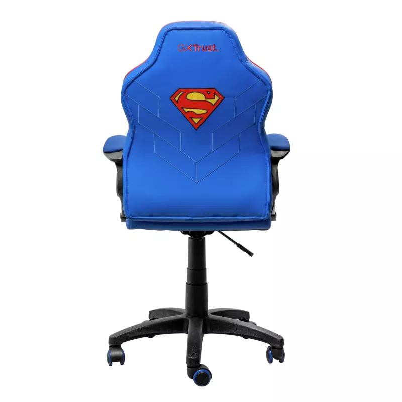 Žaidimų kėdė vaikams TRUST GXT 703SM REVVO Kids Superman Blue – ergonomiška vaikiška kėdė su reguliavimais