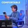 Žaidimų kėdė vaikams TRUST GXT 703SM REVVO Kids Superman Blue – ergonomiška vaikiška kėdė su reguliavimais