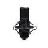 Studijinis mikrofonas TRUST GXT 269 Emita II – USB laidinis, metalinis korpusas, stalinis stovas, juodas (42×162×42 mm)