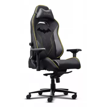 Žaidimų kėdė TRUST 25787 – paminkštinta sėdynė, maksimali apkrova 150 kg, 710×750 mm, aukštis iki 134 cm, juoda