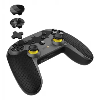 Žaidimų pultas TRUST 25789 – juodas, Bluetooth/USB valdiklis, skirtas Android, Nintendo Switch, PC, iOS, 8 m veikimo nuotolis, 3 m laidas