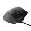 Žaidimų pelė TRUST GXT 145 Rexxa, dešiniajai rankai, USB Type-A, 12800 DPI, laidinė, RGB ratukas, juoda