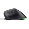 Žaidimų pelė TRUST GXT 145 Rexxa, dešiniajai rankai, USB Type-A, 12800 DPI, laidinė, RGB ratukas, juoda