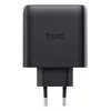 TRUST Maxo 65W greitasis AC sieninis įkroviklis, 3× USB-C, max 20V, 2 m laidas, juodas