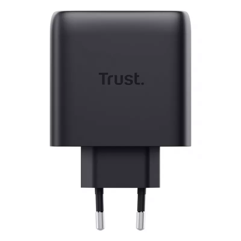 TRUST Maxo 65W greitasis AC sieninis įkroviklis, 3× USB-C, max 20V, 2 m laidas, juodas