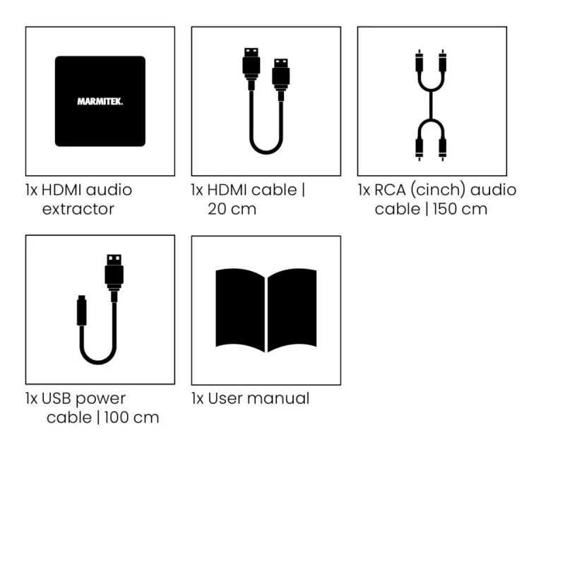 Marmitek Connect ARC13 – HDMI garso ištraukiklis su ARC ir CEC palaikymu