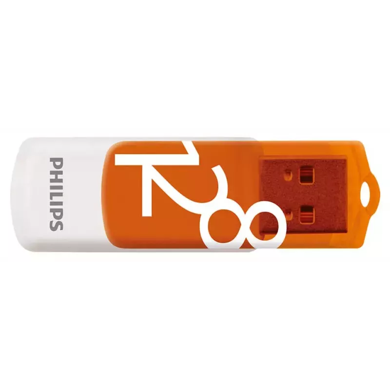 Philips FM12FD05B USB atmintukas 128 GB USB-A 2.0 Oranžinė, Balta