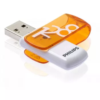 Philips FM12FD05B USB atmintukas 128 GB USB-A 2.0 Oranžinė, Balta